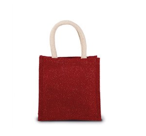 Kimood KI0272 - Jute canvas tote bag - small model