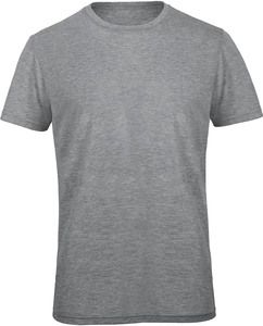 B&C CGTM055 - Men's Triblend Round Neck T-Shirt Heather Light Grey