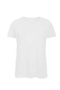 B&C CGTW043 - Women's Organic Inspire round neck T-shirt White