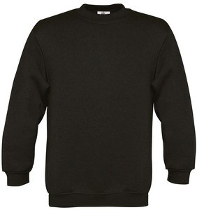 B&C CGWK680 - Children's round neck sweatshirt Black