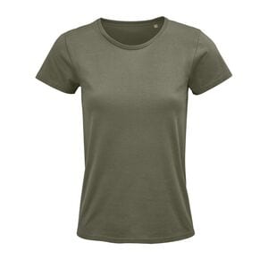 SOL'S 03581 - Crusader Women Round Neck Fitted Jersey T Shirt Khaki