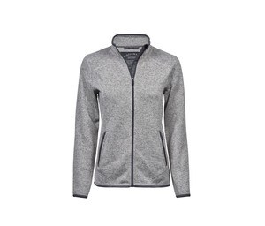 Tee Jays TJ9616 - Women's fleece jacket Grey Melange
