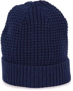 K-up KP553 - Knitted hat with recycled yarn Dark indigo heather