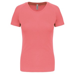 ProAct PA439 - LADIES' SHORT SLEEVE SPORTS T-SHIRT Coral