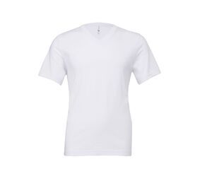 Bella + Canvas BE3005 - Unisex V-Neck T-Shirt White
