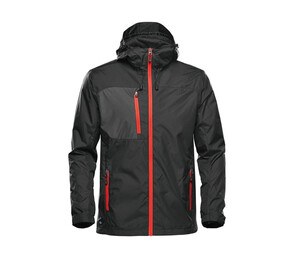 Stormtech SHGXJ2 - Rain light jacket Black / Bright Red