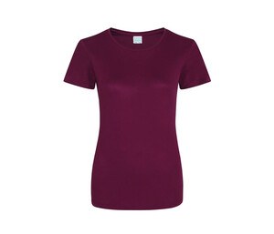 Just Cool JC005 - Neoteric™ Women's Breathable T-Shirt Burgundy
