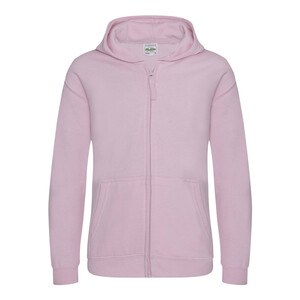 AWDIS JH050J - Zipped sweatshirt Baby Pink
