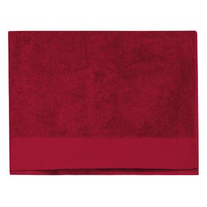 Kariban K102 - Organic beach towel Hibiscus Red