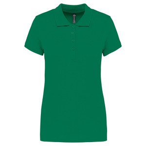 Kariban K255 - Ladies’ short-sleeved piqué polo shirt Kelly Green