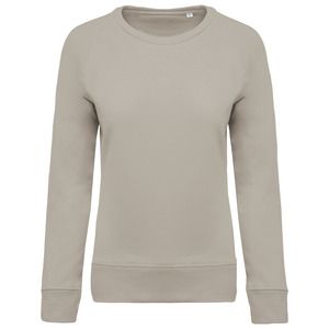 Kariban K481 - Womens organic round neck sweatshirt with raglan sleeves