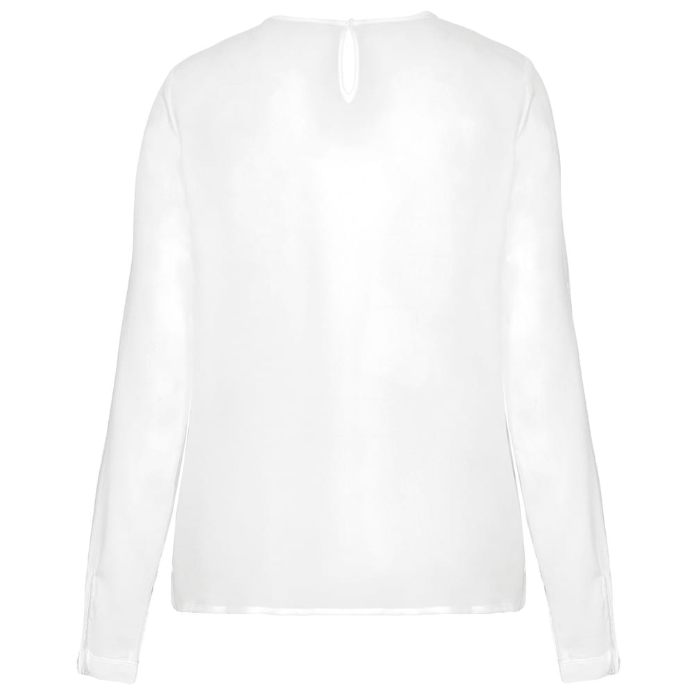 Kariban K5003 - Ladies' long-sleeved crepe blouse