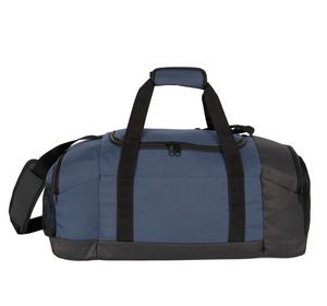 Kimood KI0650 - Recycled sports bag with dual side compartment Deep Blue / Black