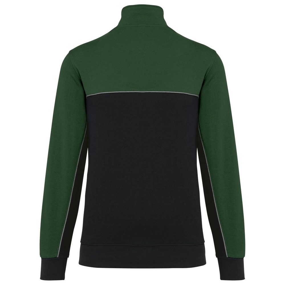 WK. Designed To Work WK404 - Unisex zipped neck eco-friendly sweatshirt