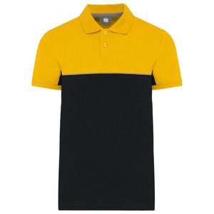 WK. Designed To Work WK210 - Unisex eco-friendly two-tone short sleeve polo shirt