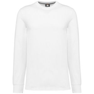 WK. Designed To Work WK303 - Unisex eco-friendly long sleeve t-shirt White