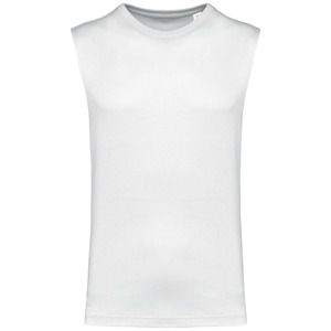 Kariban K3022IC - Men’s eco-friendly sleeveless t-shirt White