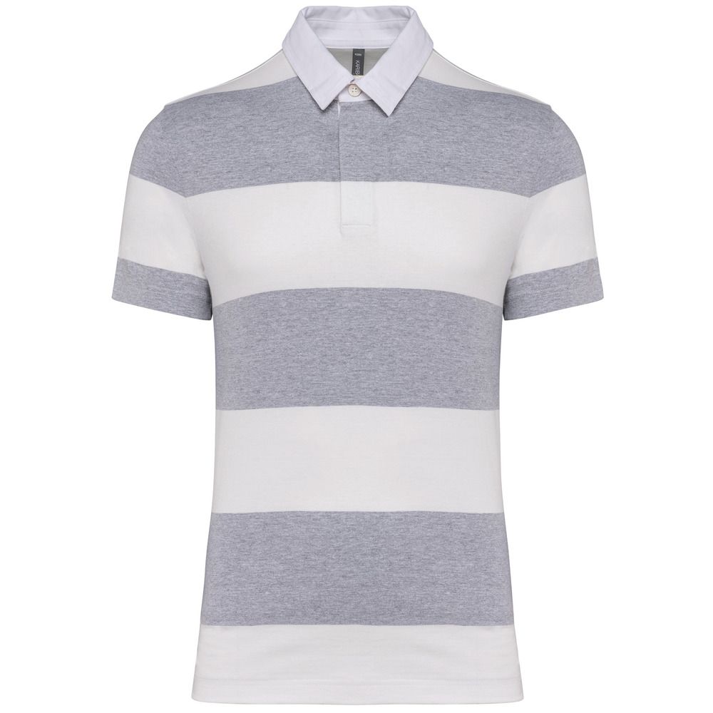 Kariban K286 - Unisex short-sleeved striped polo shirt