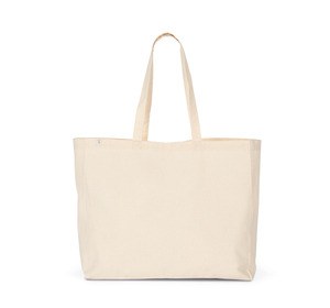 Kimood KINS112 - Organic cotton shopping bag Natural
