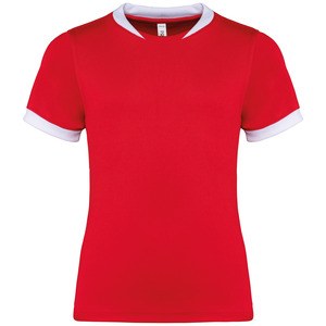 PROACT PA4028 - Kids’ short-sleeved rugby vest Sporty Red