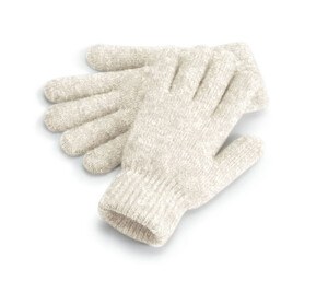 BEECHFIELD BF387 - COSY RIBBED CUFF GLOVES Almond Marl