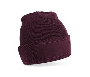 Beechfield BF445 - Fleece Lined Beanie Burgundy