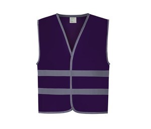 Yoko YK102C - High visibility vest for children Purple