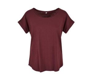 Build Your Brand BY036 - Women's t-shirt with extended back Cherry