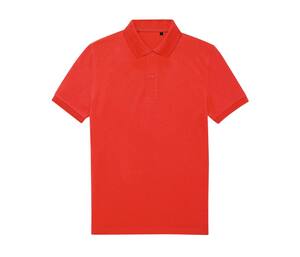 B&C BCU428 - Men's 65/35 recycled polyester poloshirt Red