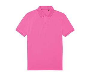 B&C BCU428 - Men's 65/35 recycled polyester poloshirt Lotus Pink