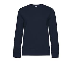 B&C BCW01Q - Straight Sleeve Sweatshirt 280 QUEEN Navy