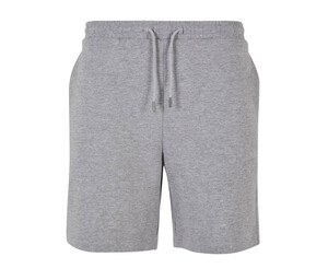 BUILD YOUR BRAND BY251 - ULTRA HEAVY SWEATSHORTS Heather Grey