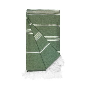 THE ONE TOWELLING OTRHA - RECYCLED HAMAM TOWEL Olive