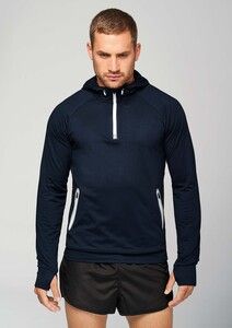 Proact PA360 - 1/4 zip hooded sports sweatshirt