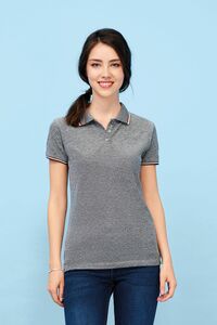 SOLS 02082 - Paname Women Heather Polo Shirt