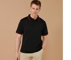 Henbury HY482 - Polo collar and contrasting sleeves