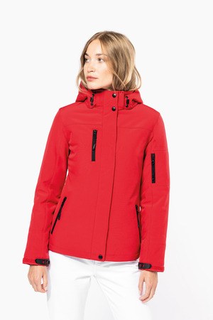 Kariban K651 - Womens lined hooded softshell parka