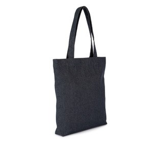 Kimood KI5228 - Recycled cotton denim look tote bag