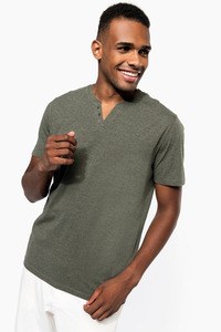 Kariban KNS302 - V-neck t-shirt with buttons - 140 gsm